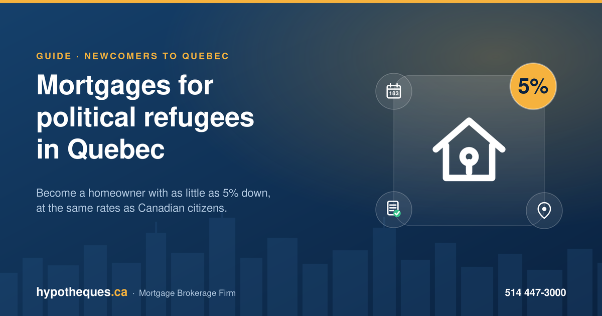 Mortgage Loan for Political Refugees in Quebec